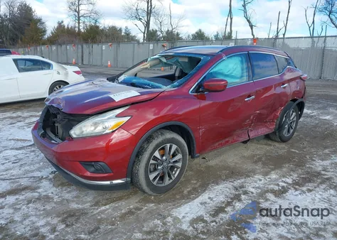 2017 Nissan Murano из США, поврежденный, VIN 5N1AZ2MG4HN103056